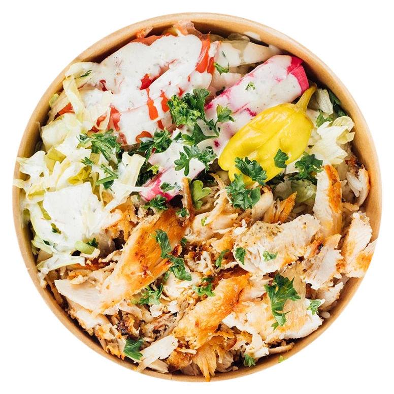 Assiette Taouk KHUBZ sur une surface de préparation en acier brossé